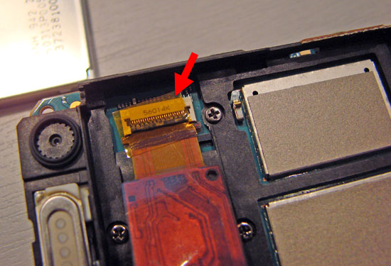 k600i Screen Removal