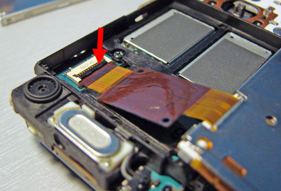 k600i Screen Removal